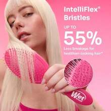 WET BRUSH, Detangling Comb, Black, Cepillo Desenredante, Desenreda Todo Tipo de Cabello, Diseño Ergonómico, Tecnología WaveTooth, Cepilla Fácil y Adiós Nudos, Color(Confeti) - Multicolor - Ver 6