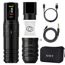 XNET 1PC Vipera Professional Wireless Tattoo Machine Adjustable Stroke 2.4-4.2mm OLED Display 2400mAh Battery For Tattoo Artists