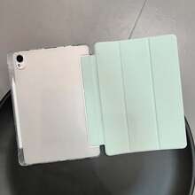 兼容小米 Redmi Pad 2 11 英寸（2025 款），适用于 Tab M11 平板电脑保护套，磨砂透明三折平板电脑保护套，高品质 PU 皮革材质，自动休眠/唤醒保护套，也适用于小米 Redmi Pad SE 11 英寸（2023 款）/7 英寸/11.2 英寸平板电脑保护套 - TPU三折疊 - 查看 4