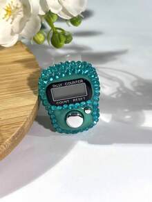 電子手指環計數器 LCD 數位顯示螢幕 手動點擊計數器 可歸零手動計數環 手動圈數記錄環 數位追蹤環 - 彩色 - 查看 6