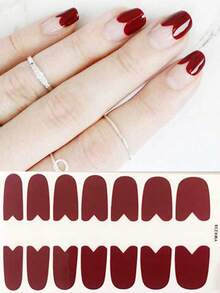 Valentine's Day Heart-Shaped Sweet Pink Y2K Versatile Mixed Nail Art Stickers With Applicator Strips, Easy To Apply