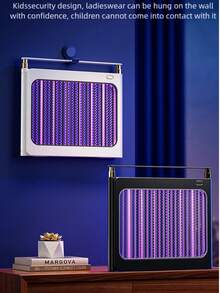 电动灭蚊器，室内灭虫器，带挂链和可拆卸集虫盘，USB供电 - 顏色隨機 - 查看 8