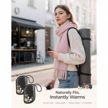 - Calentadores de manos recargables, paquete de 2 unidades, ultrafinos de 0.6 pulgadas, inspirados en el peine, se adapta a guantes y bolsillos, certificado, calentador de manos elctrico - Susurro de pradera (Edición Ocoopa x Collab) - Ver 3