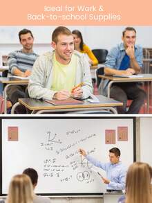 Bloco de notas para lista de tarefas - Planejador diário minimalista A6 com 52 folhas pautadas para organização de trabalho, escola e casa, folhas destacáveis, acessórios de escritório, material escolar e Dia dos Namorados. - Rosa Melancia - Ver 7