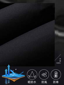 Men's Down Coat, Bench Coat, Long Coat, Cold Weather Wear, Water-Repellent Down Jacket, Simple Design, Detachable Hood, Thick Down Jacket, Solid Color, Quilted, Water-Repellent, Cold Protection, Windproof, Warm, Business, Casual, Couple's Winter Wear - 白色 - 查看 8