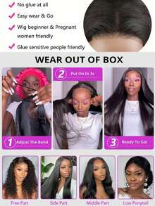 5x5 Glueless Wigs Human Hair Pre Plucked Pre Cut 22 Inch Body Wave Lace Front Wigs Human Hair 200% Put On And Go Glueless Wig For Women - Sóng cơ thể - Xem 6