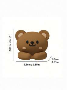 1pc Desk Cable Management Clip, Self-Adhesive Cable Organizer Suitable For Desk, Bedside, Wall, Car, Dorm And Office, Cute Headphone Cord Holder, No Drilling Required, Cable Management Accessory, Essential For Back To School - Multicolor - View 11