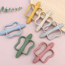 Cute Design Baby Teething Toys, Suitable For 0-6 Months Babies, Silicone Material, Children Teething Gift