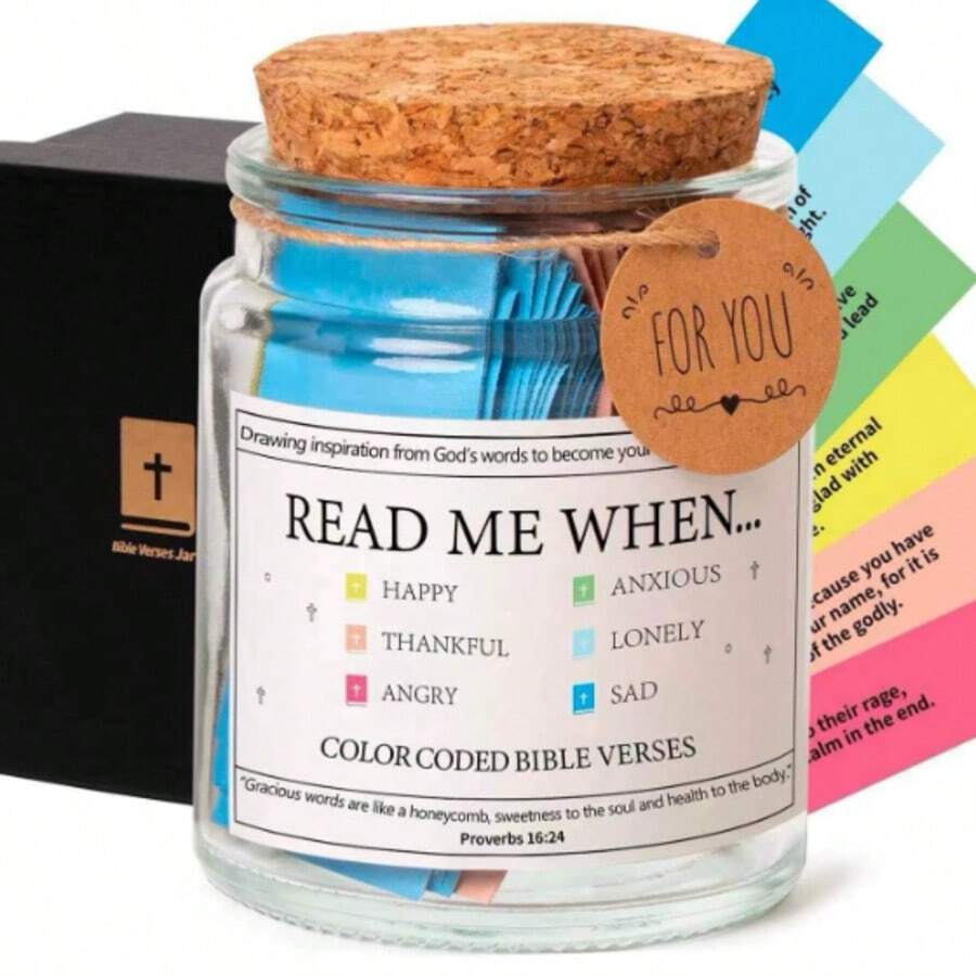 Quà tặng Ngày của Mẹ, Phù hợp cho cả nam và nữ, Chai ước nguyện "Hãy đọc khi bạn cần", dùng để bày tỏ cảm xúc và tình cảm. Món quà lý tưởng cho phụ nữ, nam giới, mẹ, bố, chị em gái và bạn bè. Chai thủy tinh chứa các dòng chữ được mã hóa nhiều màu sắc, một chai ước nguyện theo phong cách Tây Ban Nha. - Nhiều màu - Xem 1