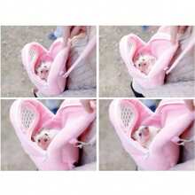 便携式仓鼠背包，柔软透气，适合仓鼠及小型宠物旅行，保暖睡袋，适用于刺猬、仓鼠、蜜袋鼯等小型宠物。