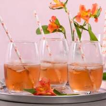 Malibu Oval Glasses 500ml Set Of 6 – Ideal For Water, Juice, Drinks, And Coffee - 彩色 - 查看 4