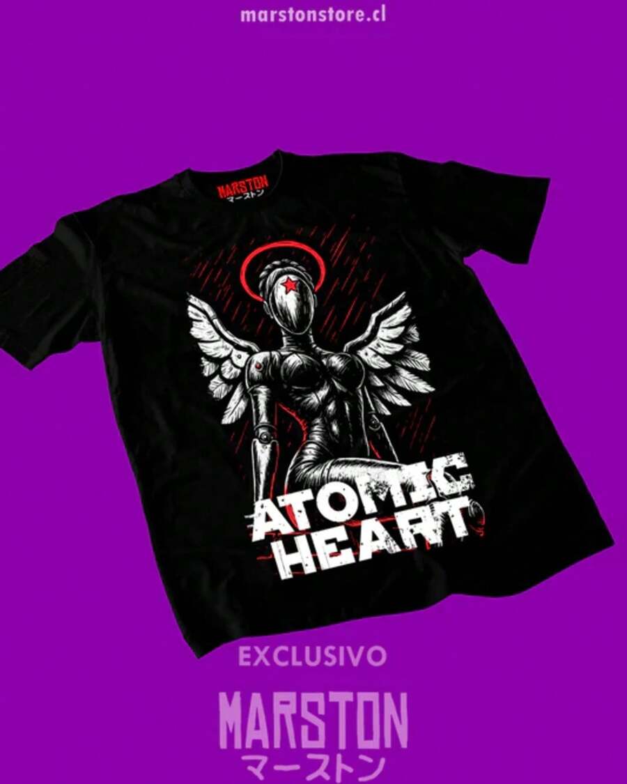 Anime Atomic Heart T Shirt Cosplay - 與圖片相同 - 查看 1