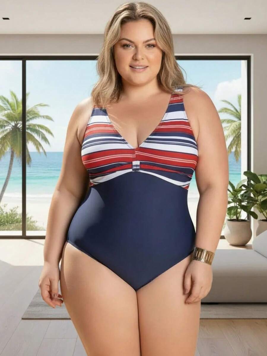 Women One-Pieces - Navy Blue - View 1