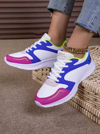 (Talla pequeña 1 talla) Zapatos deportivos de verano de mujer de estilo bohemio, de punto de ganchillo, zapatillas casuales, zapatos para correr, zapatos de fitness, zapatos de malla transpirables, nuevos zapatos femeninos, zapatos deportivos, zapatos para caminar de Pekín antiguo, zapatos de estudiante, cómodos y duraderos zapatos deportivos casuales de verano, estilo bohemio, punta redonda, cordones, alta elasticidad, transpirables, antideslizantes
