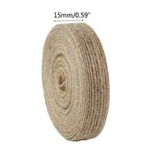 10M Cinta de lino de 15/20/25/30/38mm para manualidades, decoración, lazos, regalos de boda, envoltorios hechos a mano y suministros de empaquetado