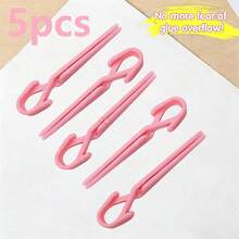 5pcs Nail Care Protector Clips, Polishing Anti-Spill Anti-Staining Protector Clips, Nail Polish Spill Proof Nail Clippers, Nail Polish Applicator Protector, Reusable Nail Protection Covers - Multicolor - View 14