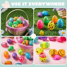 24pcs Fillable Easter Eggs, Mixed Color Easter Eggs, Easter Party Favors, Easter Surprise Eggs, Easter Decoration, Easter DIY Craft Eggs, Easter Coloring Eggs, Easter Gift Box, Easter Candy Box, Easter Stuffed Snacks, Easter Egg Hunt, Easter Party Supplies, Easter Table Decor, Easter Room Decor, Easter Home Decor, Party Favors - Easter Egg - View 3
