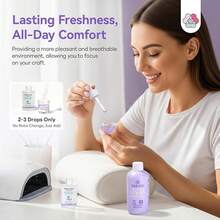 SAVILAND Monomer Acrylic Nail: 4 Oz Acrylic Monomer With  12 Acrylic Nail Brush Acrylic Powder Application, Non-Yellowing Acrylic Nail Monomer Home & Nail Salon Use - 6.76 液盎司單體 + 除臭劑 - 查看 4