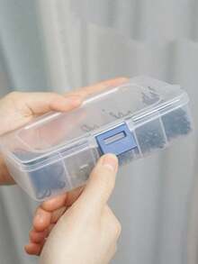 Beauty And Hair Styling Tool Storage Box, Hair Clip And Hair Accessory Small Box, 5-Compartment / 6-Compartment Portable Beauty And Makeup Box - Transparent - View 6