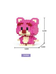 DOBBLE 口袋妖怪358片可爱卡通动漫积木套装动漫人物史迪奇图片拼图组装青少年玩具积木适合派对节日小礼物 - 彩色 - 查看 9