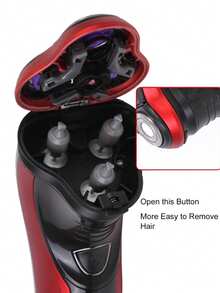 Kemei Electric Hair Clipper + Electric Shaver Set, KM-999 DLC T-Blade Zero Gap Hair Trimmer And 3D Electric Shaver, Wet & Dry For Men, Shave & Head Shave, USB Rechargeable Electric Shaver KM-9013, New Year Men's Personal Care Set - Burgundy - View 10