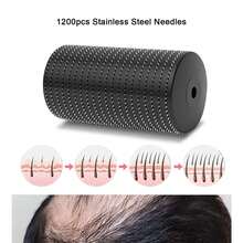 G4 Micro Needle Roller 1200 Needles Stainless Steel 0.5MM Needle Roller for Scalp Care - Blanco - Ver 2