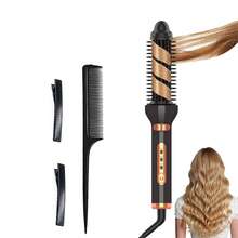 Rizador de cabello automático y holgado | 3 ajustes de calor | Estilo rápido | 100-240V | Fácil de usar | Herramienta de peinado | Regalo para mujeres - Multicolor - Ver 12