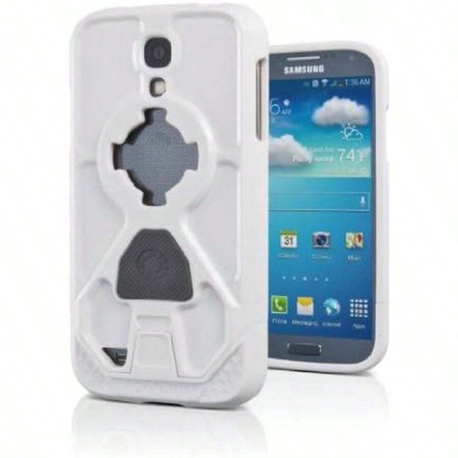 ROKFORM RokBed v3 Galaxy S4 Protective Case and Flat Surface Mount (Gun Metal)(White) - Multicolor - Ver 1