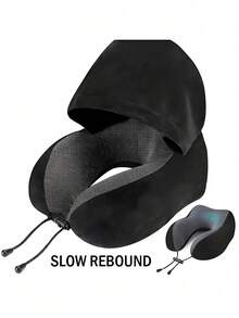 Adjustable Neck Pillow - Polyester Fiber Material, Washable, Multiple Colors, Suitable For Car Travel And Outdoor Use, Comfortable Neck Support, For Camping - Multicolor - View 3
