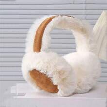 1pc Multi-Color Foldable Earmuffs, Fluffy Ear Warmers, Thick Ear Covers For Winter, Women, Random Color