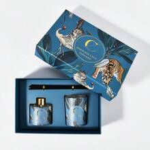 两件套/香氛蜡烛及5支无焰香薰棒，1支多香型蜡烛，天然植物香氛，无烟天然大豆蜡香氛蜡烛，持久留香，室内浴室皆宜，礼盒装 - 彩色 - 查看 20