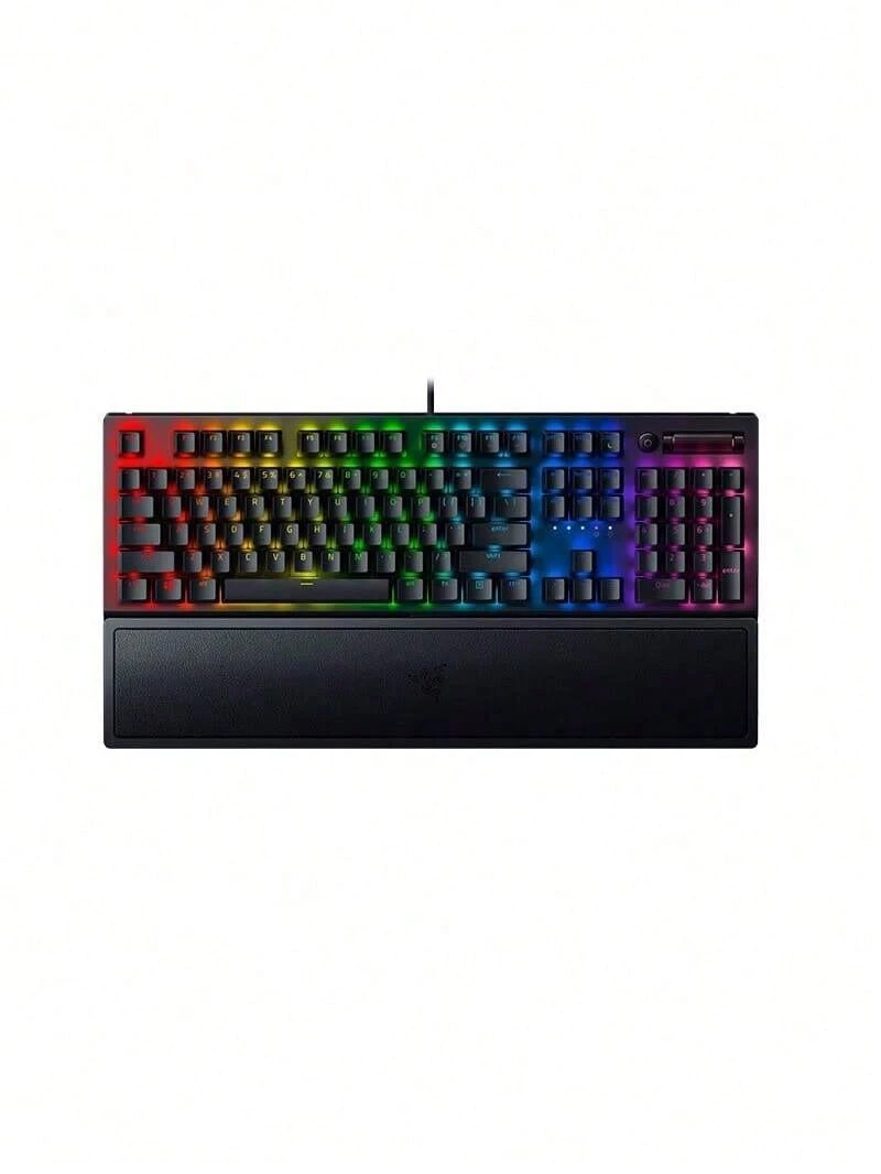 V3 黑寡婦蜘蛛 機械式鍵盤 104鍵 精準遊戲性能 Razer機械軸體 可自訂Chroma RGB 持久耐用 黑色 - 黑色 - 查看 1
