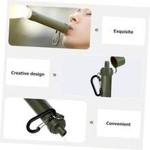 Purificador De Agua Porttil Para Exteriores Filtro Reutilizable Para Camping y Supervivencia Compacto y Ligero  y Duradero Para Emergencia y Actividades Al Aire - inicial - Ver 5