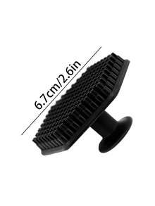 1 pieza Cepillo de aseo portátil de silicona para hombres - Multifunción 5 en 1 para limpieza facial, cepillado, arreglo de barba, baño y masaje corporal - Cerdas suaves de silicona para una limpieza profunda sin irritación - De doble uso como esponja de silicona - Compacto y ligero para bolsas de gimnasio, kits de aseo y mochilas - Una cosita linda y un regalo perfecto para Pascua - Imprescindible para la rutina diaria de aseo de los hombres - Multicolor - Ver 6