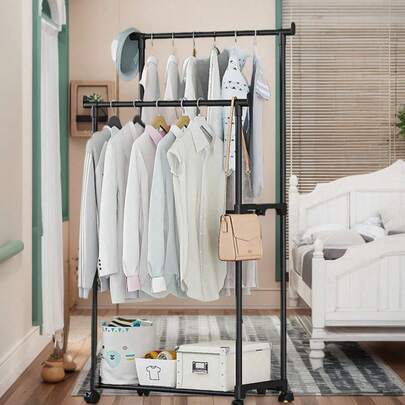 1 pièce Portant multifonction, cintre portable pour accrocher et exposer les vêtements, décoration d'intérieur pour la chambre, convient pour l'automne