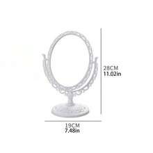 1 mảnh gương kính trang trí, thích hợp cho phòng ngủ, phòng khách, phòng làm việc, tủ đầu giường, bàn trang điểm, phong cách Bắc Âu - Màu be - Xem 9