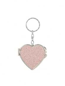 Endless Love DIY Keychain Makeup Mirror - Heart, Round, Square, Oval Shapes Available, Ideal Gift For Mom, Aunt, Grandma, Daughter, Niece, Sister, Bride, Bridesmaid. Perfect For Holidays, Birthdays, Weddings, Mother's Day, Valentine's Day And More Occasions. - Multicolor - View 5