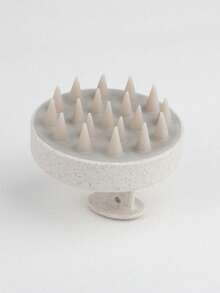 1pc Silicone Shampoo Brush Head, Scalp Massage Comb, Shower Brush, Salon Hair Styling Tool,Hair Brush,Hairbrush,Travel Essential,Back To School,Hair Tools,Valentines Day,Bathroom Accessories