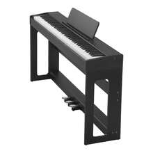 Weighted Digital Piano, 88 Keys Fully Weighted, Electric Piano Keyboard With Furniture Stand, Power Adapter, Triple Pedal, Record Function, 280 Tones, Wireless Connection, For Beginners, Black - Xem 9