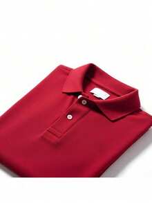Men's Short-Sleeve Piqué Polo Shirt - Buaya Merah - View 2