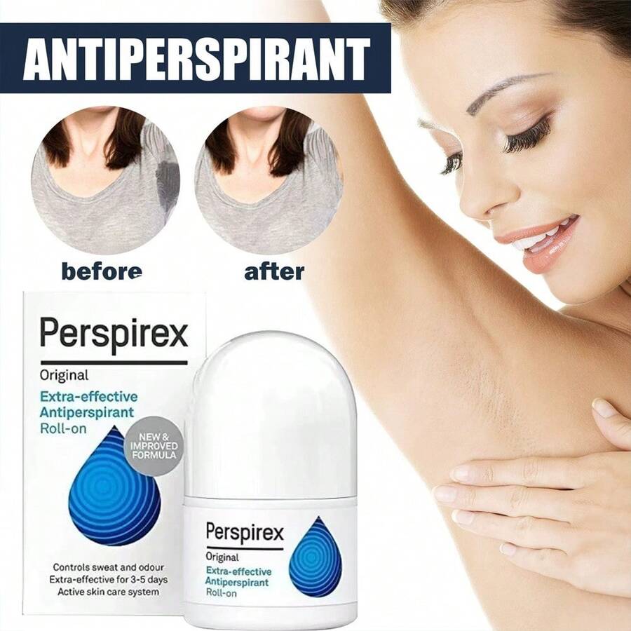 Body Odor-Fighting Roll-On, Body Fragrance Body Lotion, Unisex Comfortable Antiperspirant - Fragrance-Free Deodorant, Suitable For Men And Women With Heavy Sweating - Clinically Proven To Protect Against Sweat And Odor, 0.85 Oz - Baby Blue - View 1