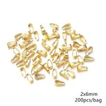 1 Pack Textured Iron Spring Clasps, 2x6mm Iron Pendant Clasps, Metal Diy Jewelry Making Findings, Necklace Clip Clasps - 2*6mm-12.2g/bag - View 10