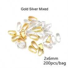 1 Pack Textured Iron Spring Clasps, 2x6mm Iron Pendant Clasps, Metal Diy Jewelry Making Findings, Necklace Clip Clasps - 2*6mm-12.2g/bag - View 12