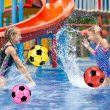 5-Piece Inflatable Soccer Toy Set – Beach Fun For Kids - 彩色 - 查看 1