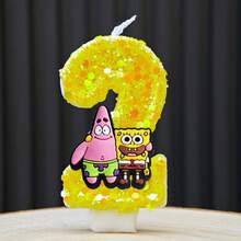 Candles, Cartoon Numeric 0-9 Birthday Cake Decorations, Cute Cartoon Party Supplies - Multicolor - View 19