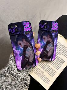 Funda para teléfono Chic Jinx inspirada en Purple Mist con diseño de silueta, compatible con fundas ,  17,  16 Pro Max,  15 Pro Max,  13 y  12. Fabricada en TPU, ofrece protección anticaídas. Un regalo perfecto para amigos, gamers y ocasiones especiales.funda de ,  funda de  16, Navidad,  fundas de , funda de  15,  17 Pro Max, fundas para , funda de  16 Plus, regalos de Navidad, funda de  13, funda de teléfono de Navidad, funda de  16 Pro - Negro - Ver 5