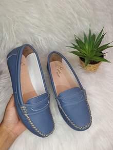Women's Casual Moccasin - Indigo - 查看 2