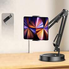 360-Degree Rotating Stylish Desktop Phone Stand With Weighted Metal Base And Arm For Live Streaming & Aerial Photography - Multicolor - View 14