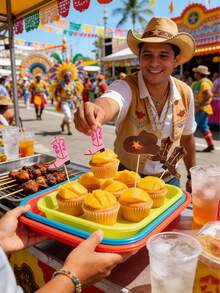 10/12pcs Cowboy Theme Cupcake Toppers, Add Western Flair To Any Dessert Plate - Suitable For Western Theme Parties, Theme Parties, Baby Showers, Birthday Cake Decorations, Cowboy Themed Birthday Celebrations, And American-Style Events. These Cowboy Elements Can Be Used As Cupcake Decorations, Dessert Table Accents, Party Favors, Or Props For Western-Style Events. - Multicolor - View 3