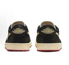 Nigel Sylvester X Air Jordan 1 Low OG 'Better With Time' Cream Black Muslin Varsity-Red Sneakers Men IB8958-001 - 彩色 - 查看 5